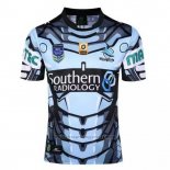 Cronulla Sharks 9s Rugby Jersey 2017 Blue