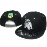 NRL Snapback Cap Canterbury Bankstown Bulldogs Black