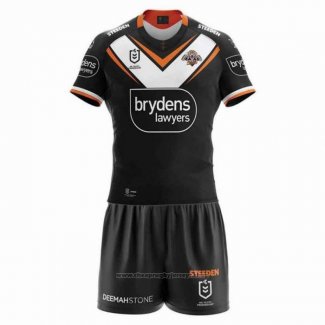 Wests Tigers Rugby Kid's Kits 2021 Home
