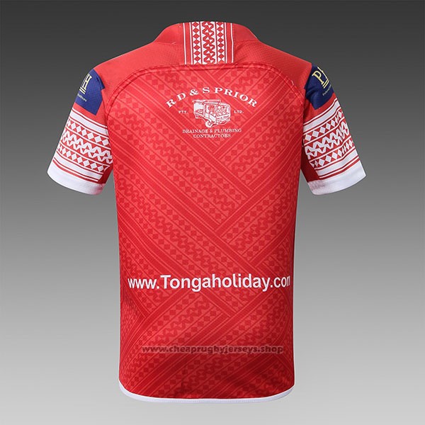 Kid's Tonga Rugby Jersey 2018-2019 Red